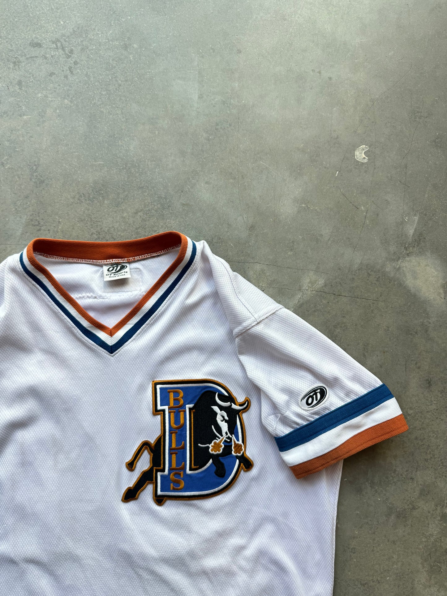 2023/2024 Durham Bulls Ronny Simon White Game Worn MiLB Minor League Baseball Jersey (44/Large)