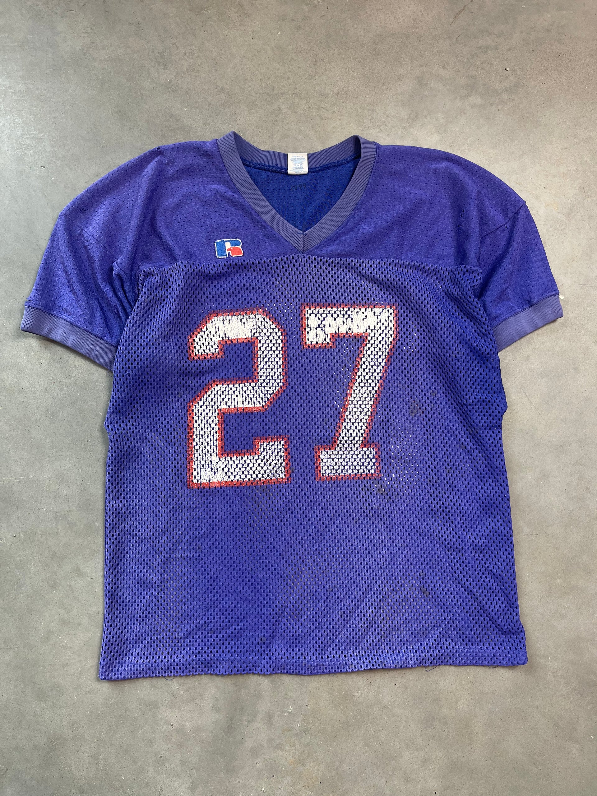 90's Russell Athletic Vintage Purple/Red Mesh Football Practice