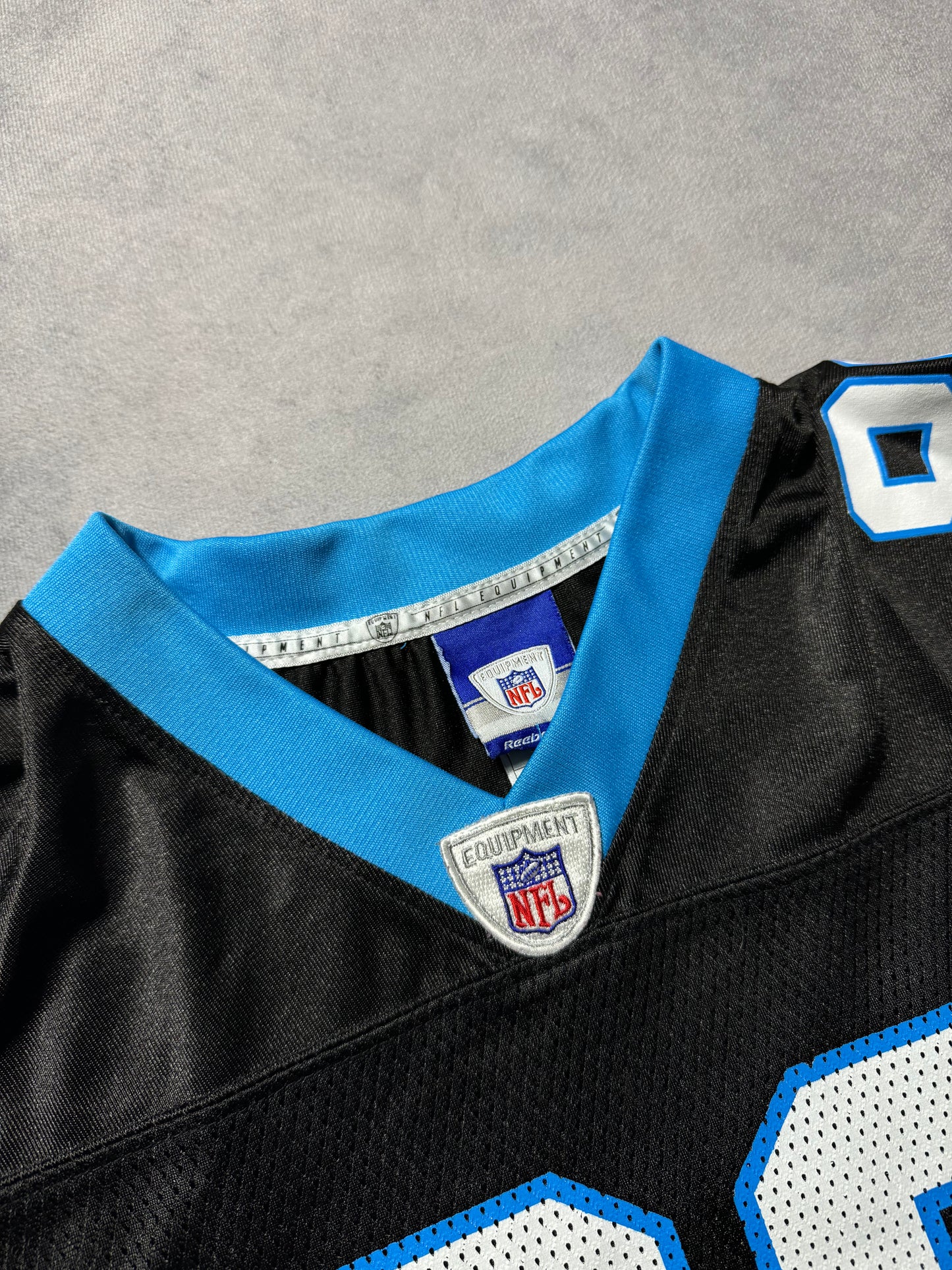 00’s Carolina Panthers Steve Smith Vintage Black Reebok NFL Jersey (Small)