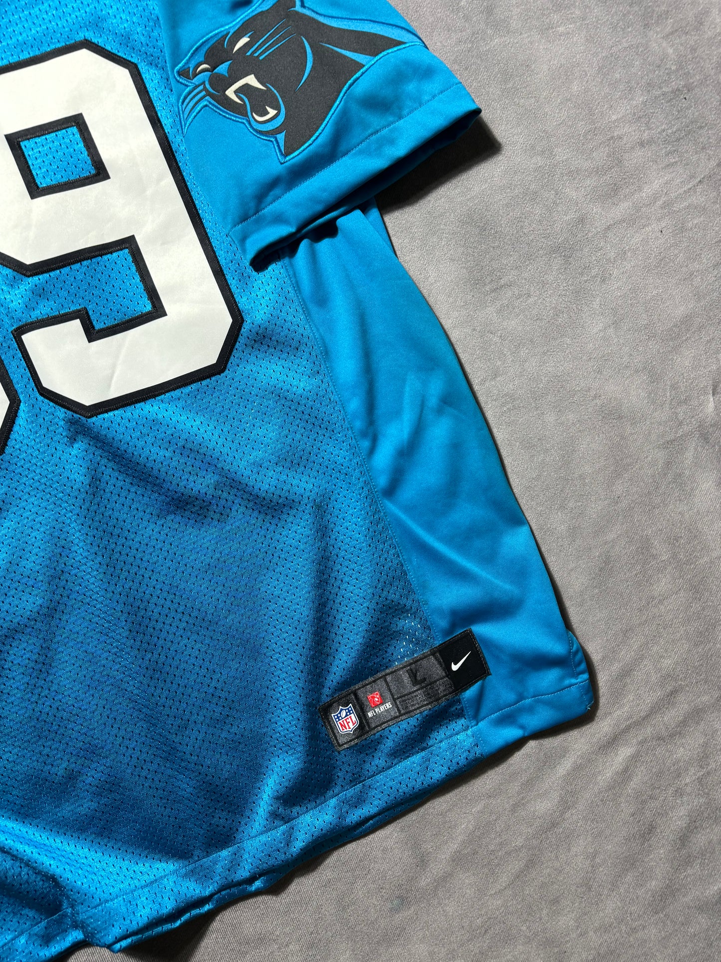 2016 Carolina Panthers Luke Kuechly Nike Alternate Blue Vapor Limited Stitched On Field NFL Jersey (Large)