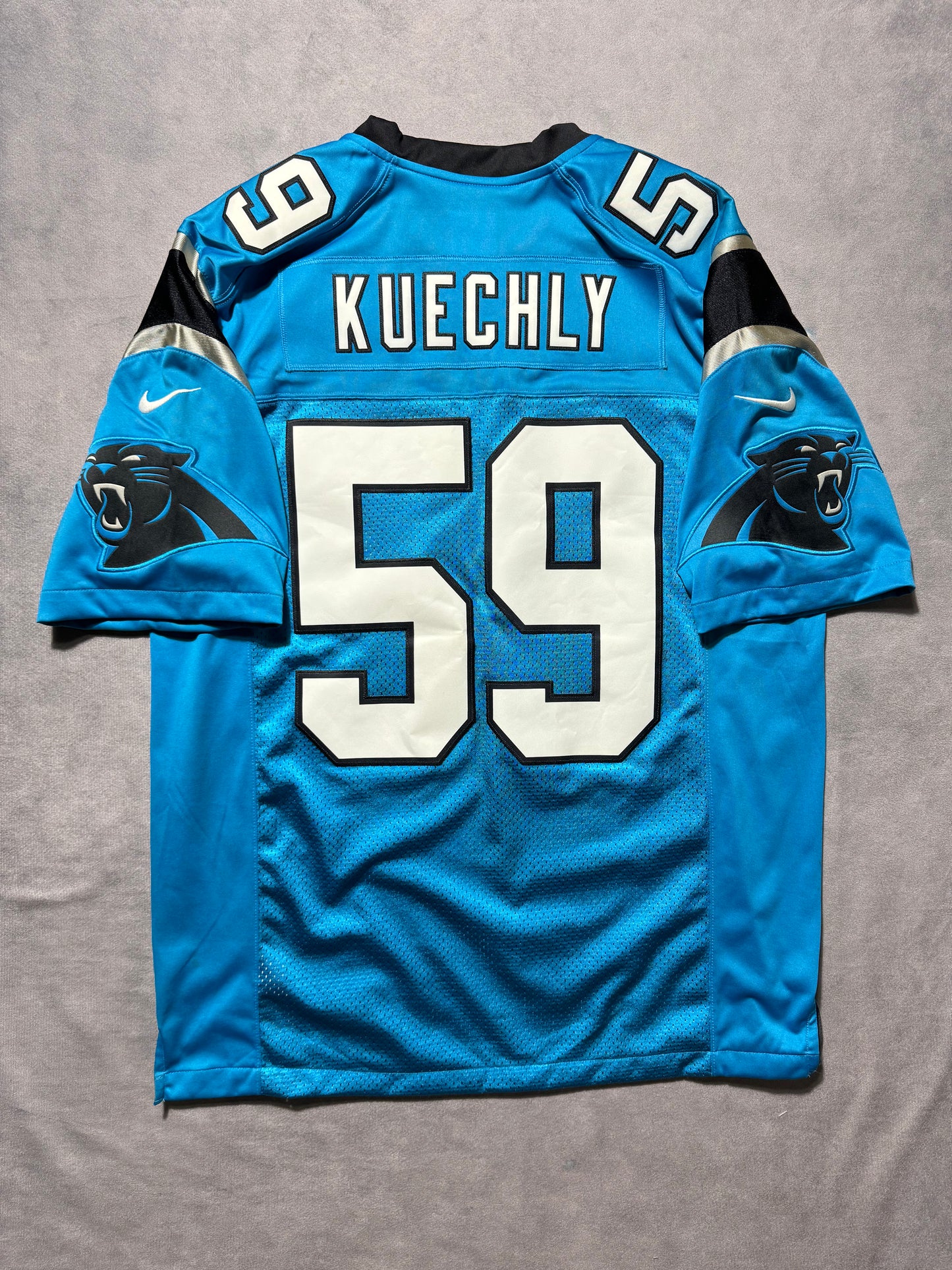 2016 Carolina Panthers Luke Kuechly Nike Alternate Blue Vapor Limited Stitched On Field NFL Jersey (Large)