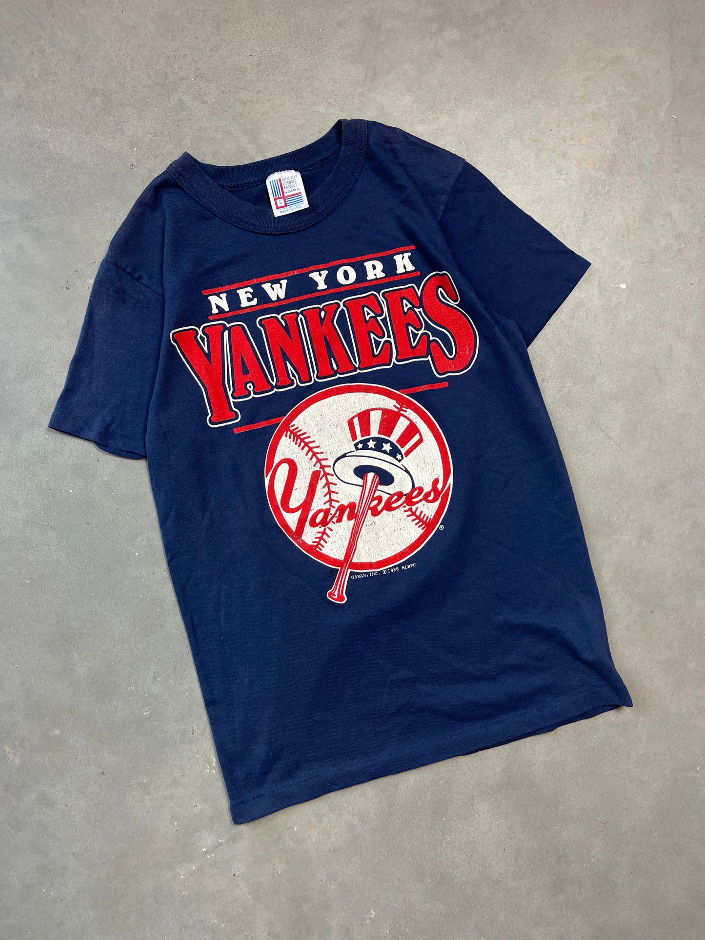 1988 New York Yankees Vintage MLB Tee (Small)