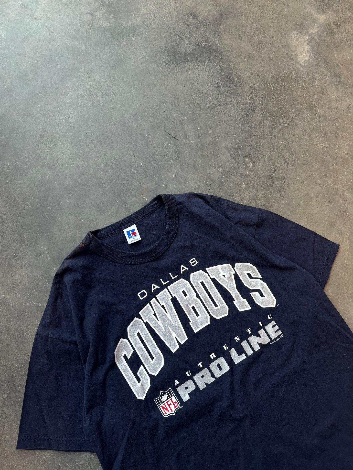 1995 Dallas Cowboys Vintage Russell Athletic NFL Pro Line Tee (XL)