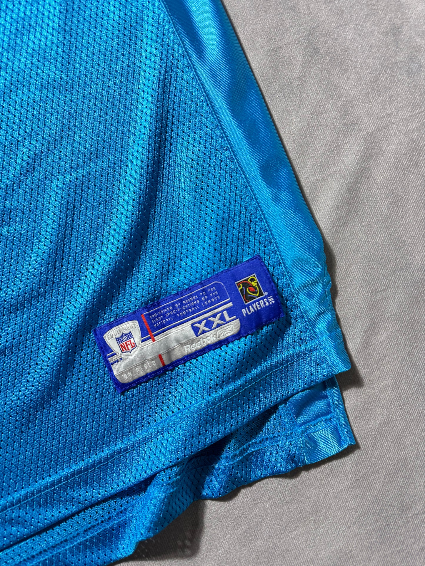 2010 Carolina Panthers Armanti Edwards Vintage Alternate Blue Reebok Rookie Season NFL Jersey (XXL)