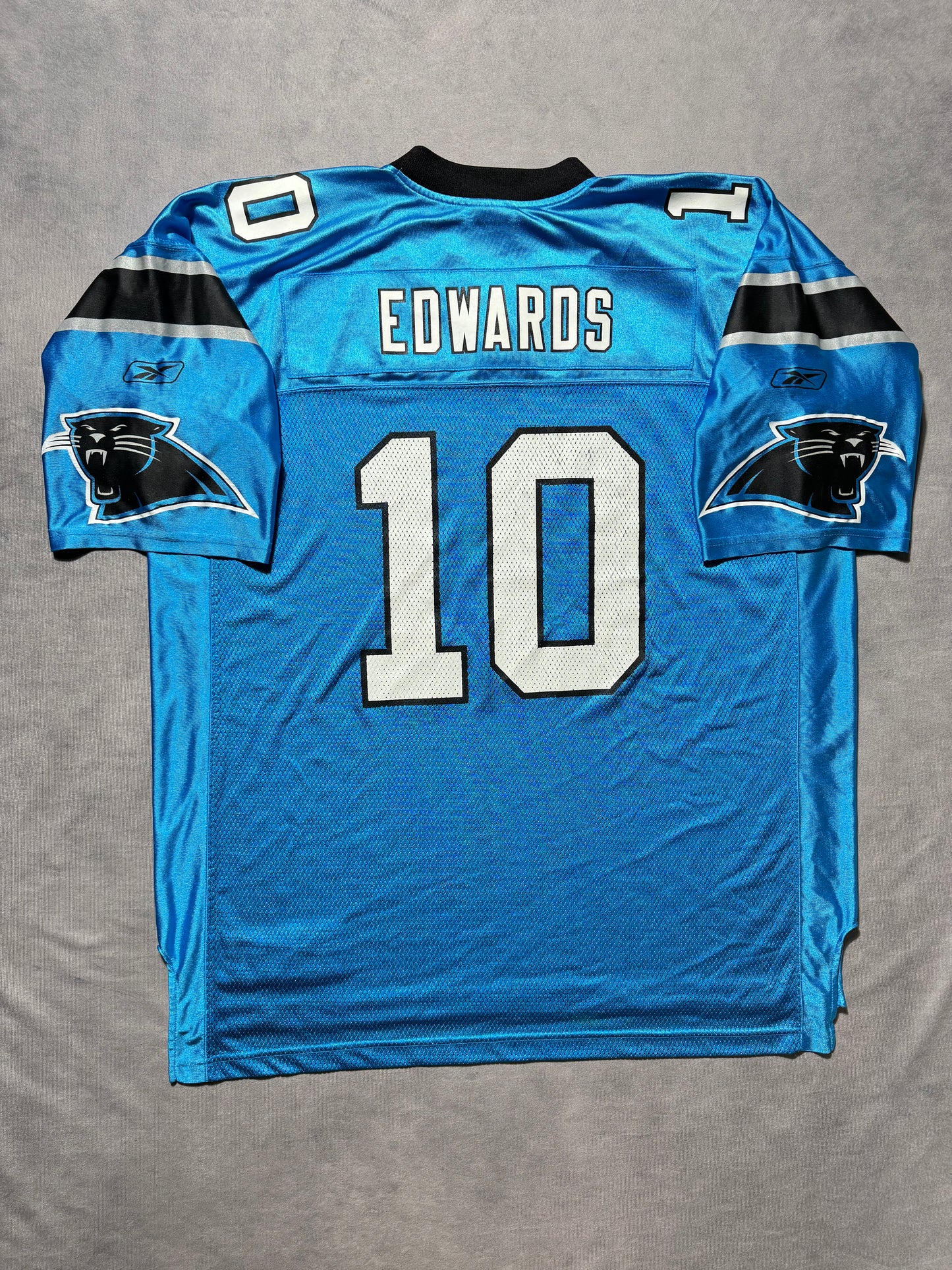 2010 Carolina Panthers Armanti Edwards Vintage Alternate Blue Reebok Rookie Season NFL Jersey (XXL)