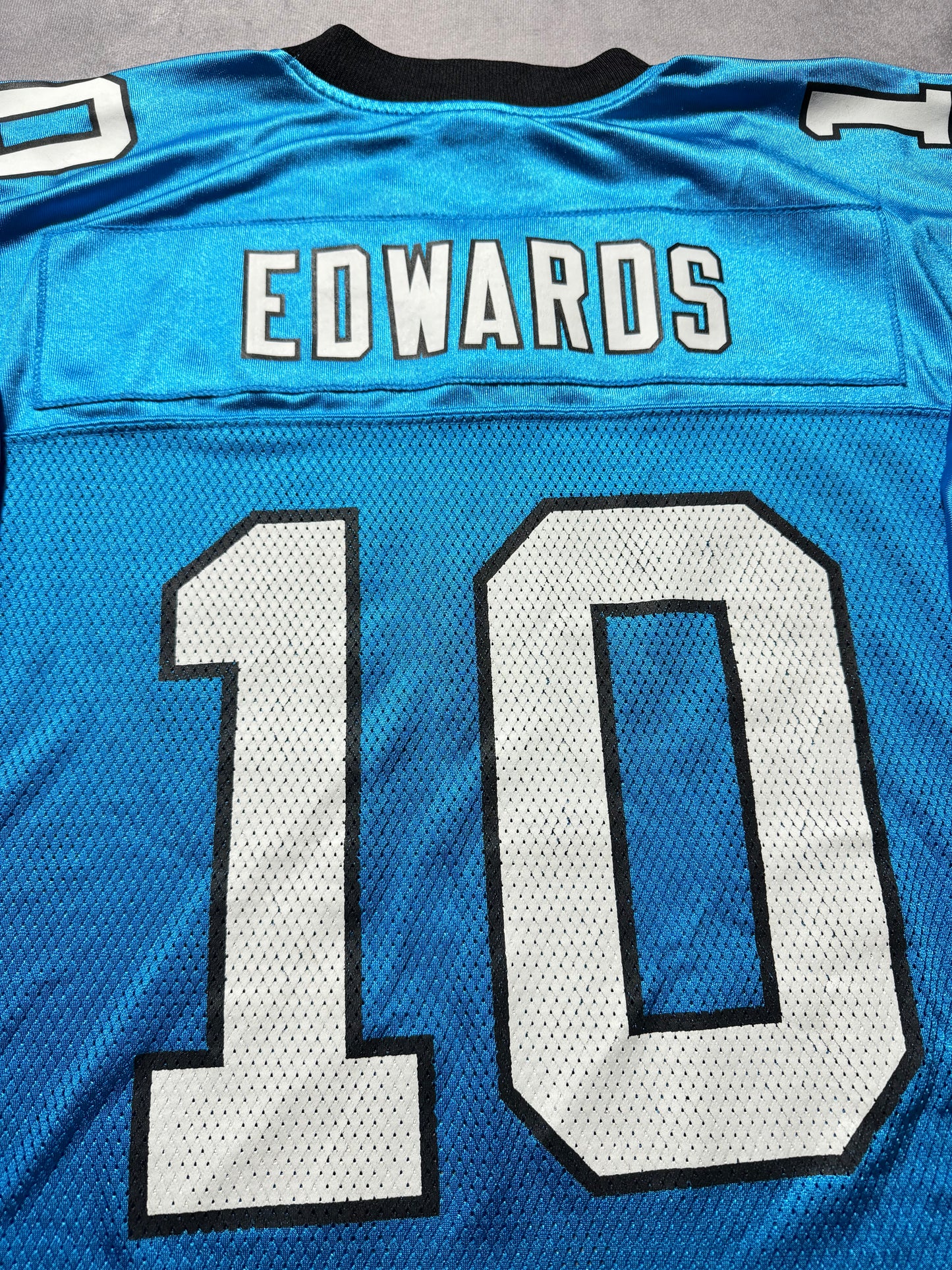 2010 Carolina Panthers Armanti Edwards Vintage Alternate Blue Reebok Rookie Season NFL Jersey (XXL)