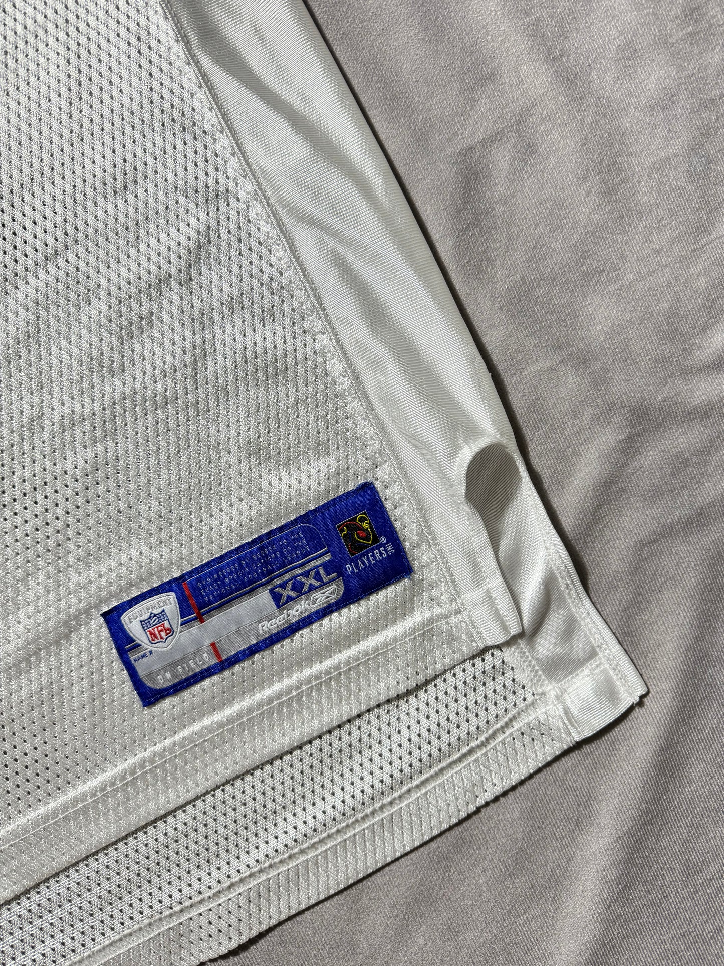 00’s Carolina Panthers Steve Smith Vintage White Reebok NFL Jersey (XXL)