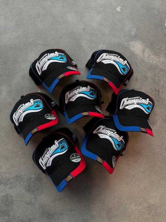 2003 Carolina Panthers NFC Champions Super Bowl XXXVIII Reebok Locker Room Hat - Deadstock (OSFA)