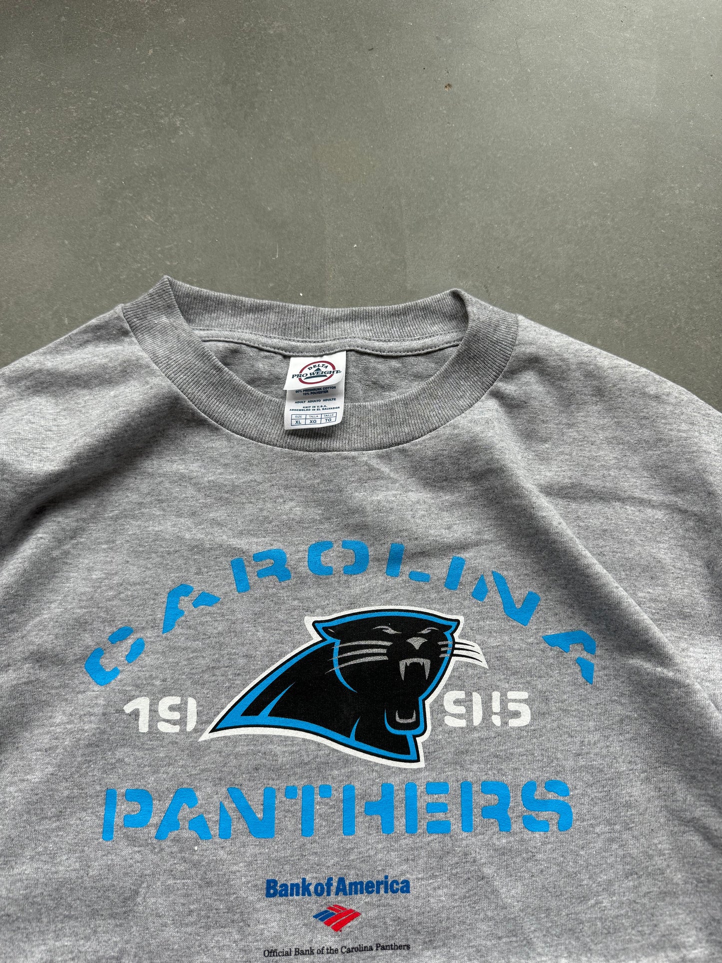 00’s Carolina Panthers x Bank of America Est. 1995 Vintage NFL Tee (XL)