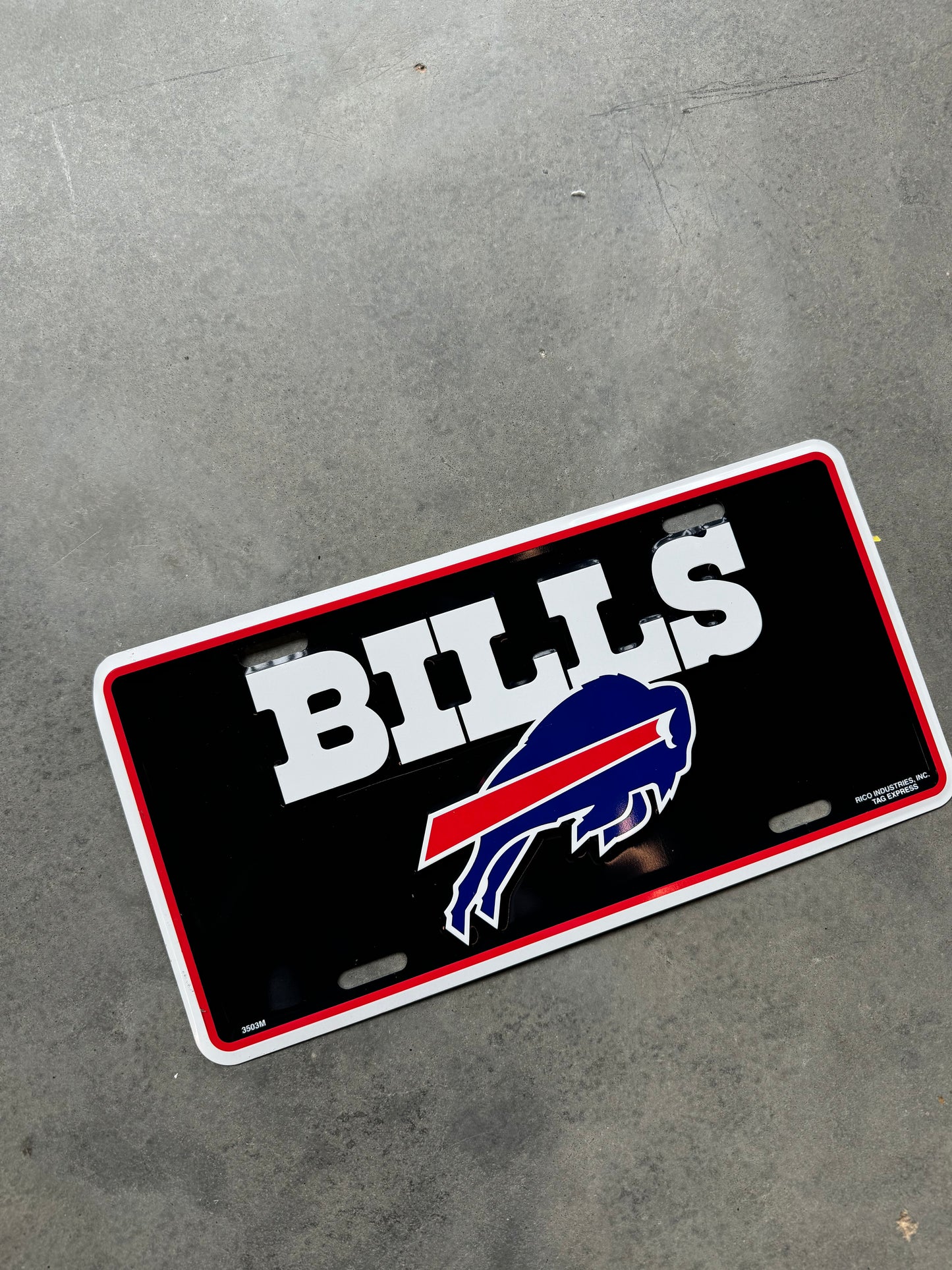 90’s Buffalo Bills Vintage NFL License Plate - Brand New