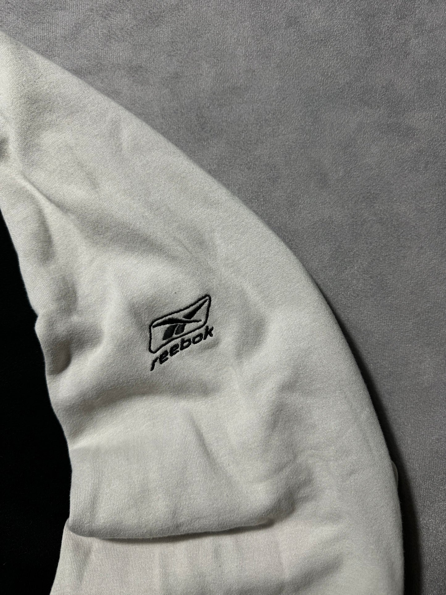 00’s Carolina Panthers Vintage Black/Khaki Embroidered Reebok NFL Crewneck (XXL)