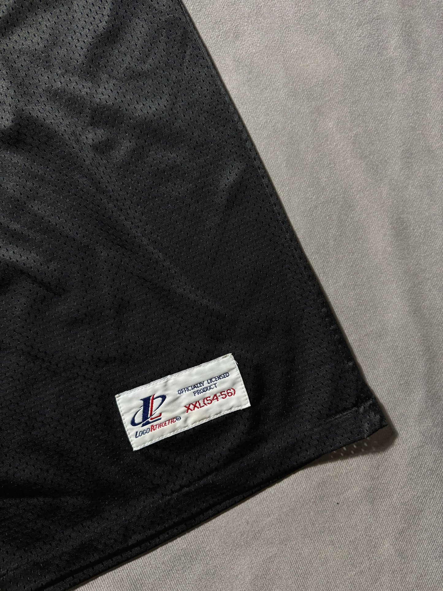 1996 Carolina Panthers Sam Mills Vintage Black Logo Athletic NFL Jersey (XXL)