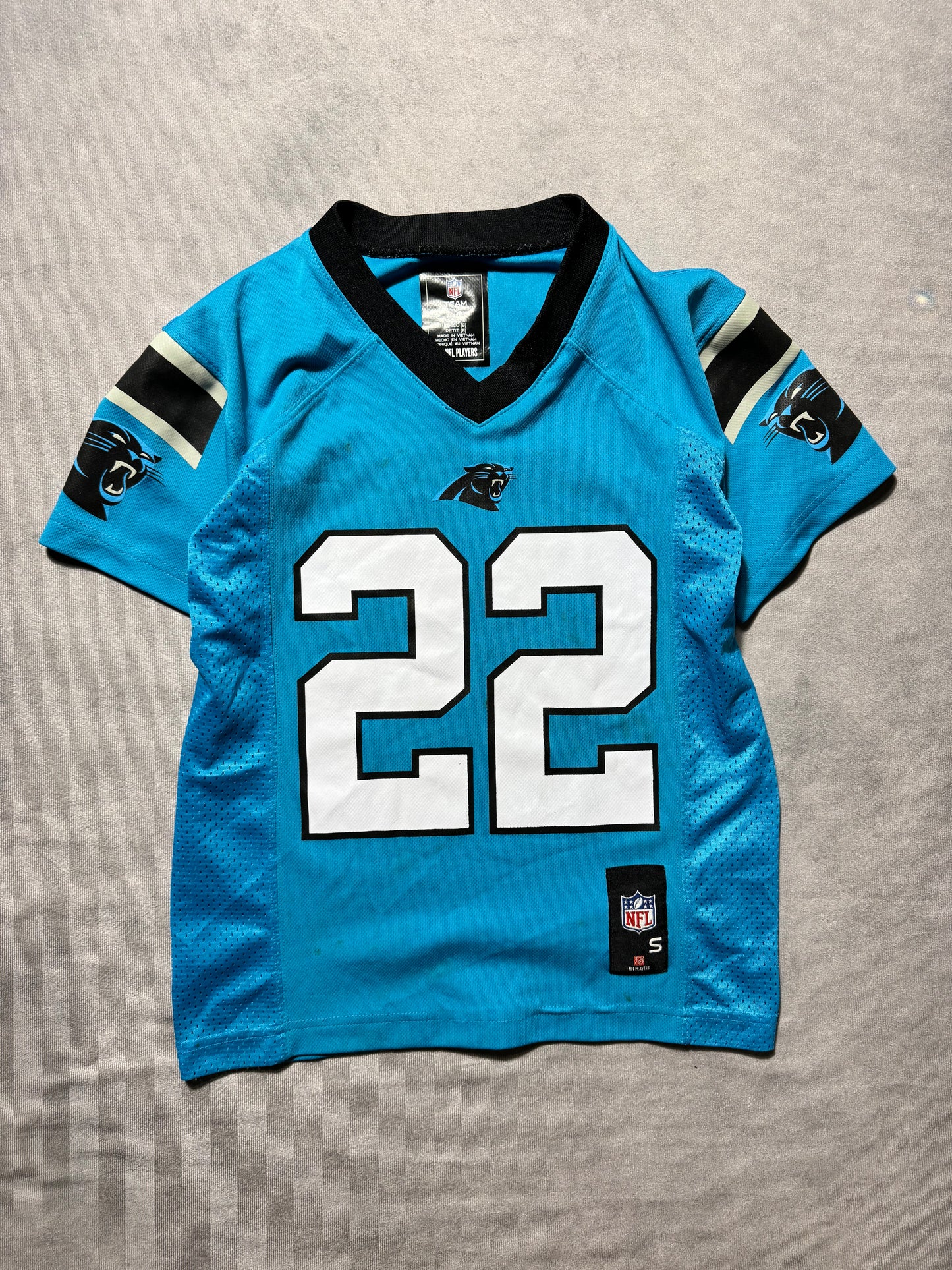 2018 Carolina Panthers Christian McCaffrey NFL Jersey (Youth Small)