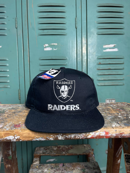 90’s Oakland Raiders Vintage NFL Snapback Hat - Deadstock (OSFA)