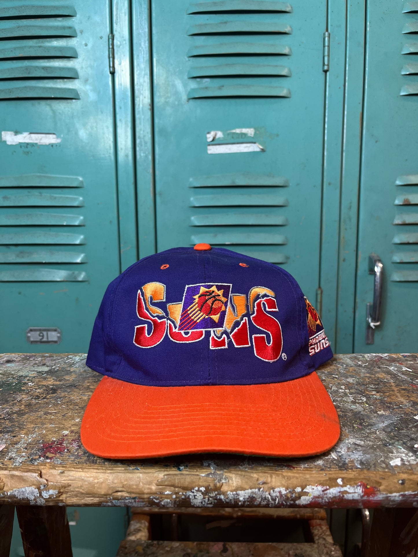 90’s Phoenix Suns Vintage NBA G Cap Snapback Hat (OSFA)