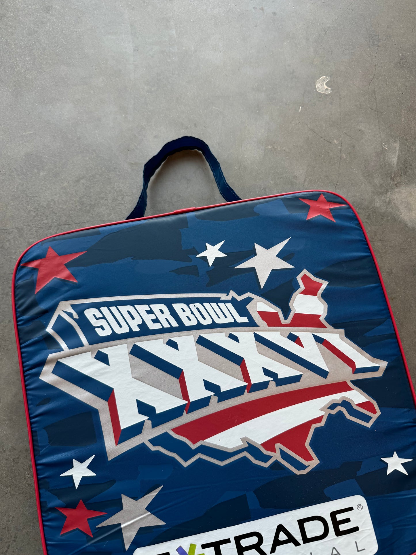 2002 Super Bowl XXXVI New England Patriots vs. St. Louis Rams Vintage Stadium Seat