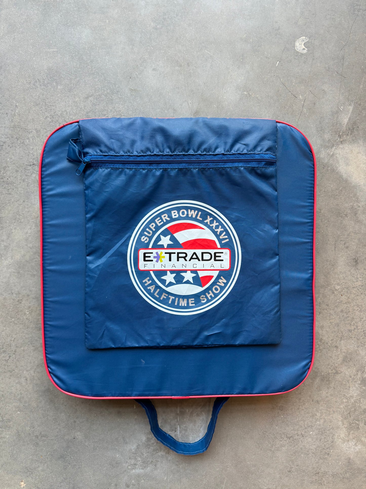 2002 Super Bowl XXXVI New England Patriots vs. St. Louis Rams Vintage Stadium Seat