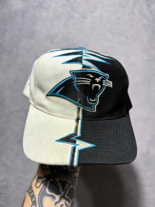 90’s Carolina Panthers Vintage Starter Shockwave NFL Velcro Back Hat (OSFA)