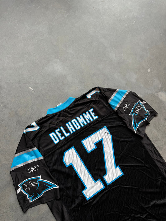 00’s Carolina Panthers Jake Delhomme Vintage Black Reebok NFL Jersey (XL)