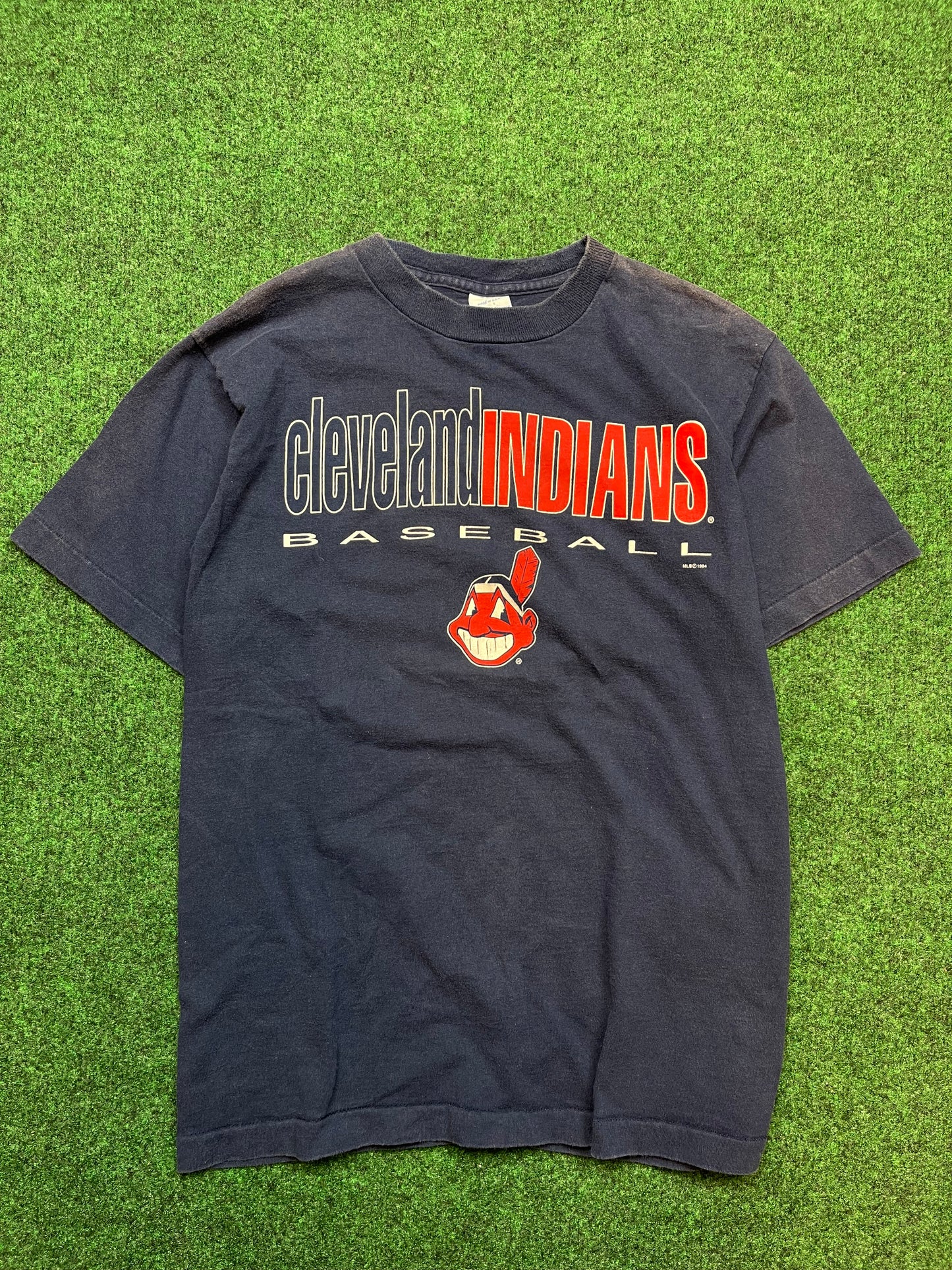 1994 Cleveland Indians Vintage MLB Tee (Medium)
