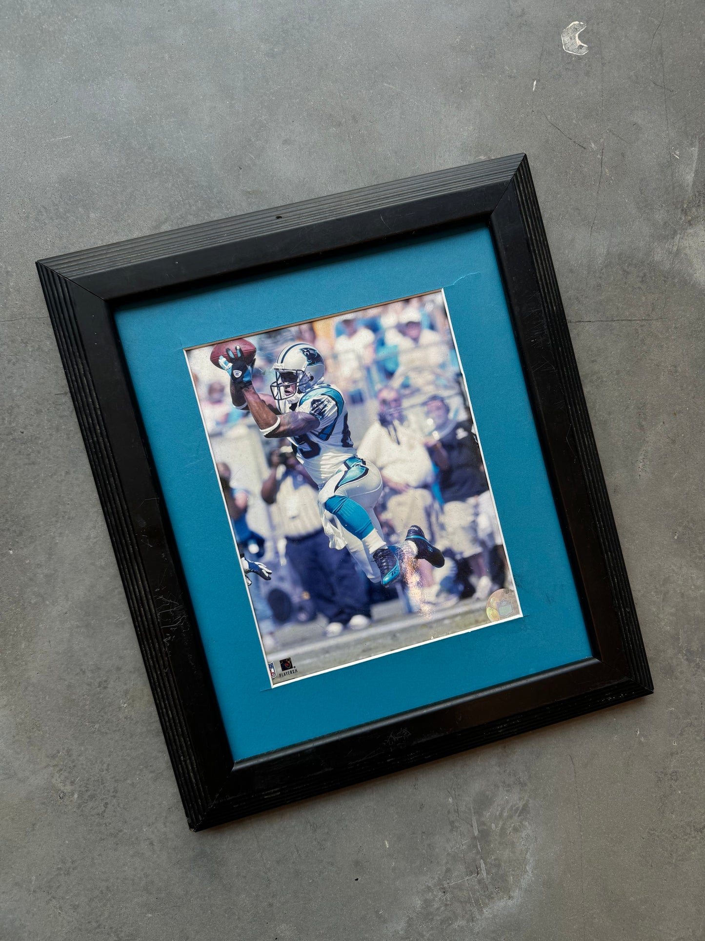 00’s Carolina Panthers Steve Smith Vintage NFL Framed Photo (12” x 14”)