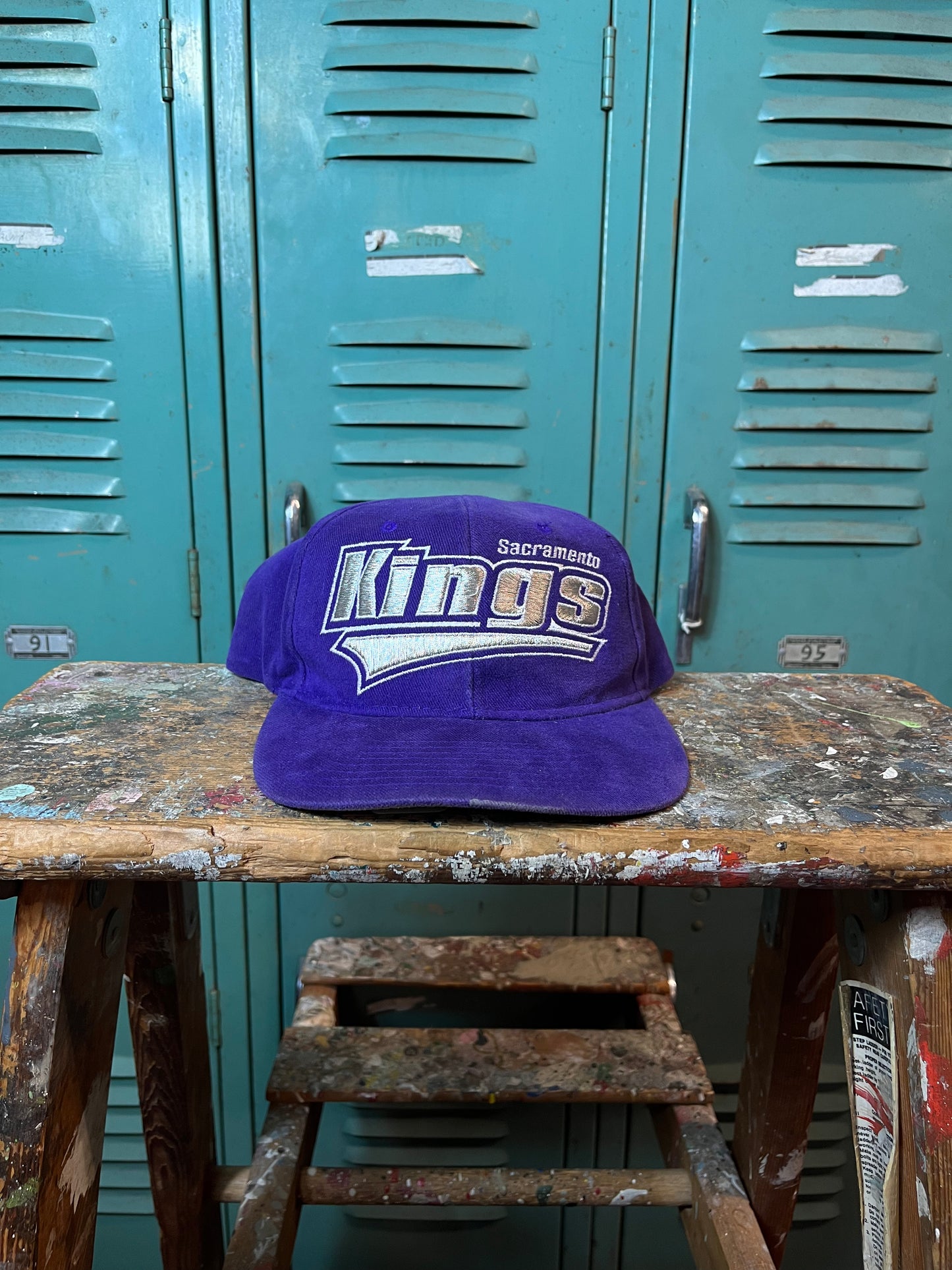 90’s Sacramento Kings Vintage Starter NBA Snapback Hat (OSFA)