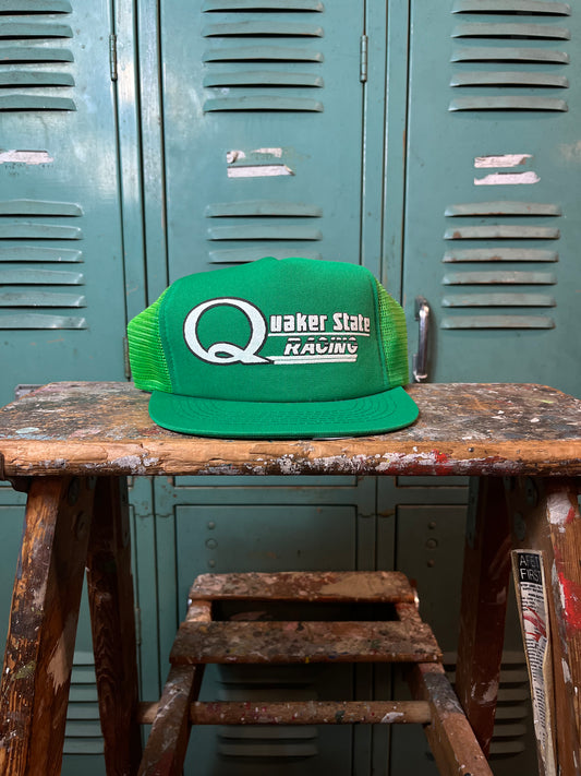 80’s Quaket State Racing Vintage NASCAR Snapback Hat - Deadstock (OSFA)