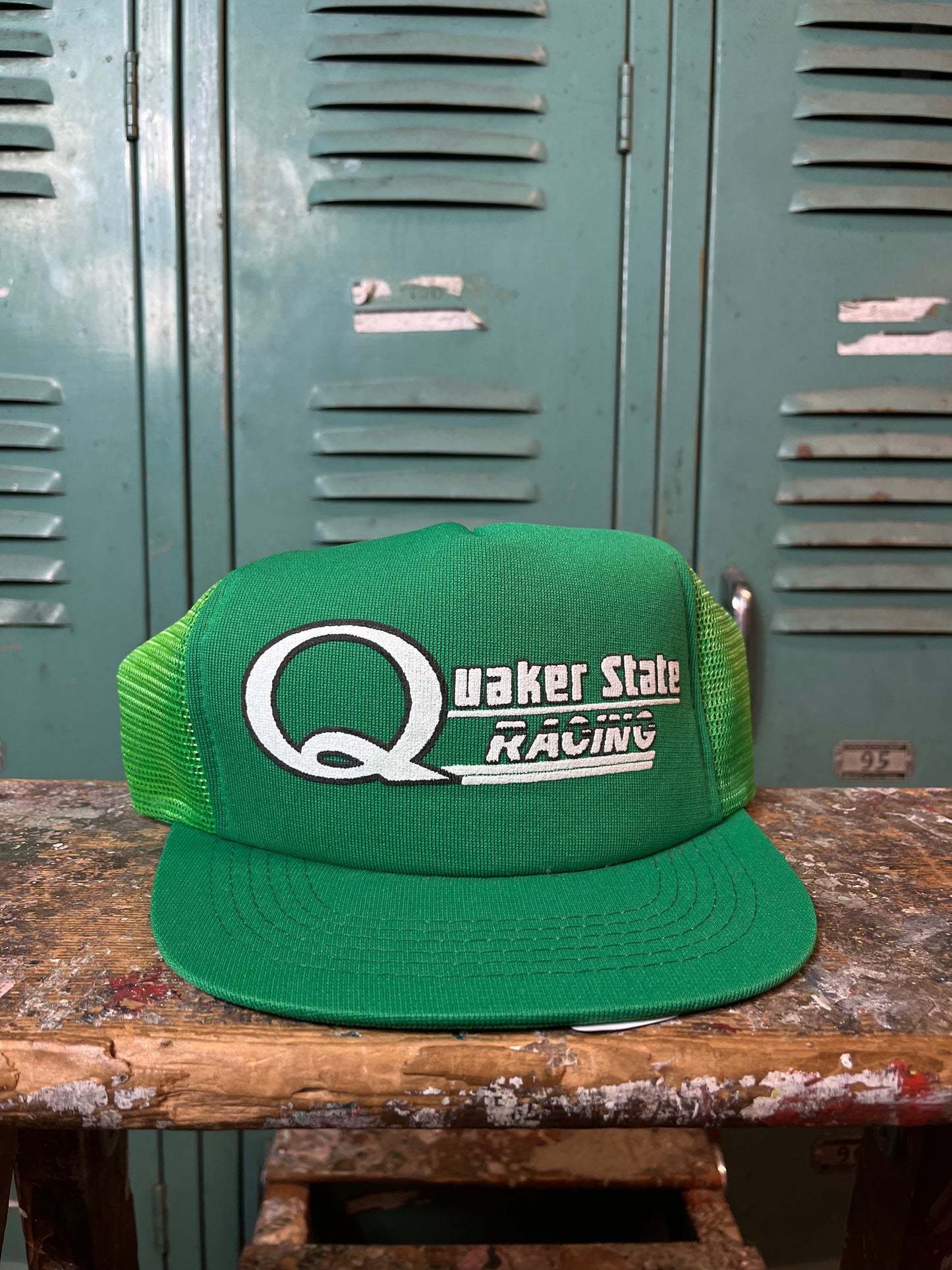 80’s Quaket State Racing Vintage NASCAR Snapback Hat - Deadstock (OSFA)