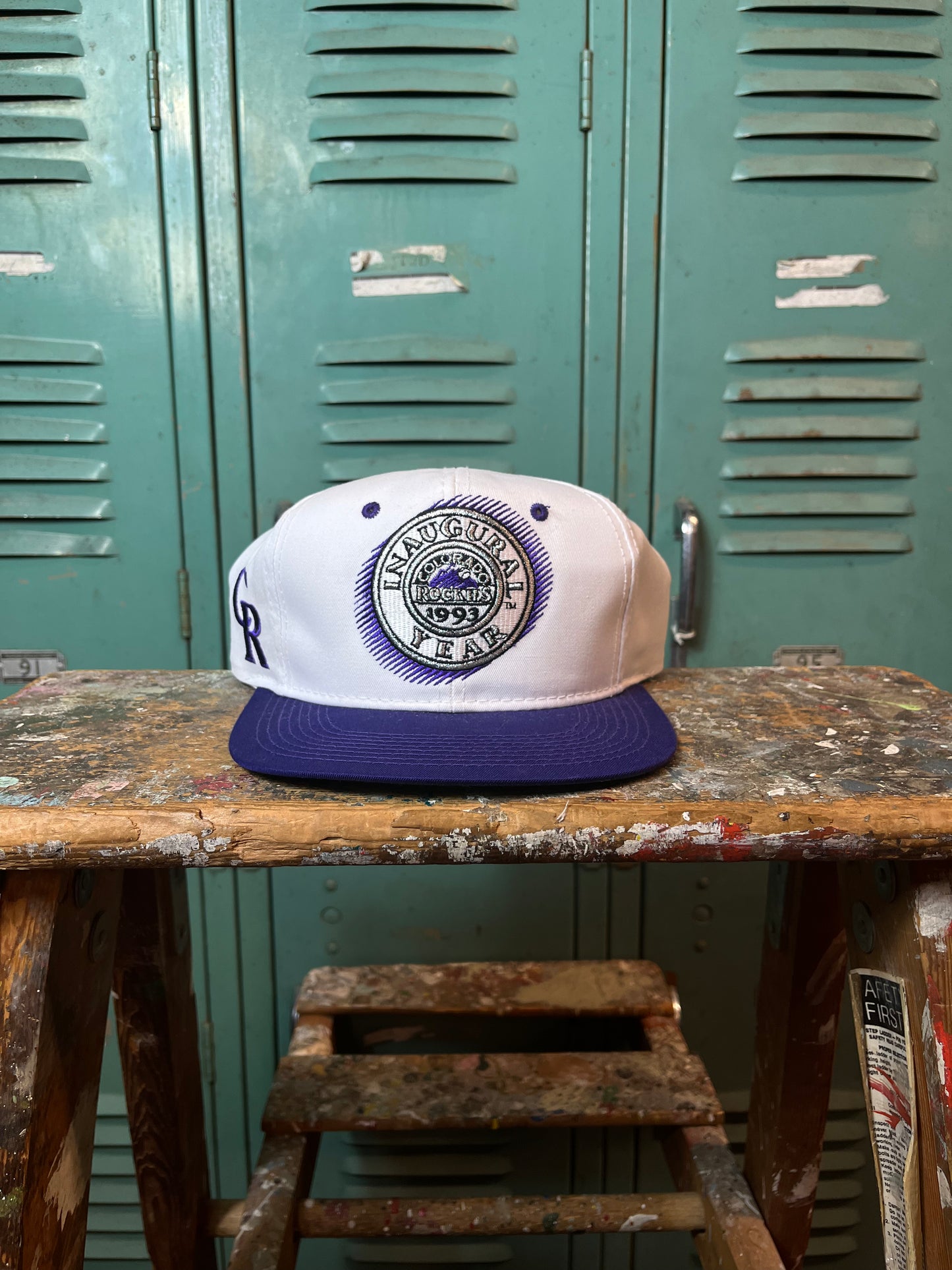 1993 Colorado Rockies Inaugural Season Vintage MLB Sports Specialties Snapback Hat (OSFA)