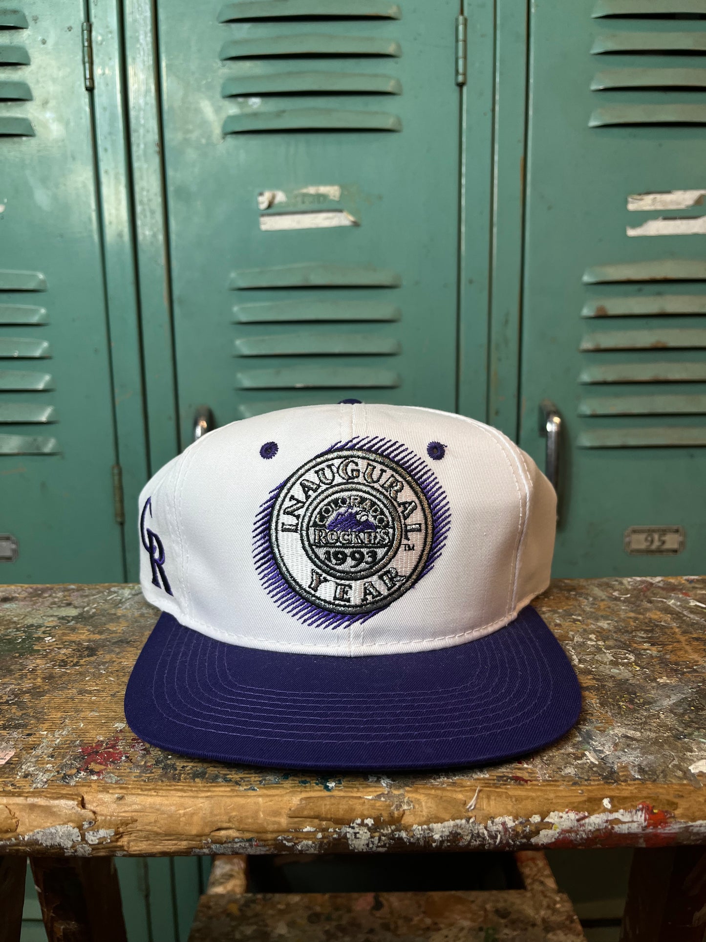 1993 Colorado Rockies Inaugural Season Vintage MLB Sports Specialties Snapback Hat (OSFA)