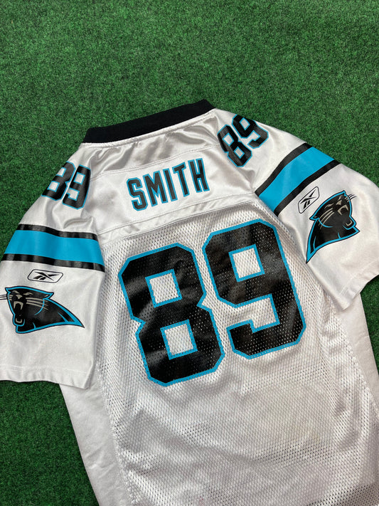 00’s Carolina Panthers Steve Smith Vintage NFL Reebok Jersey (Youth Large)