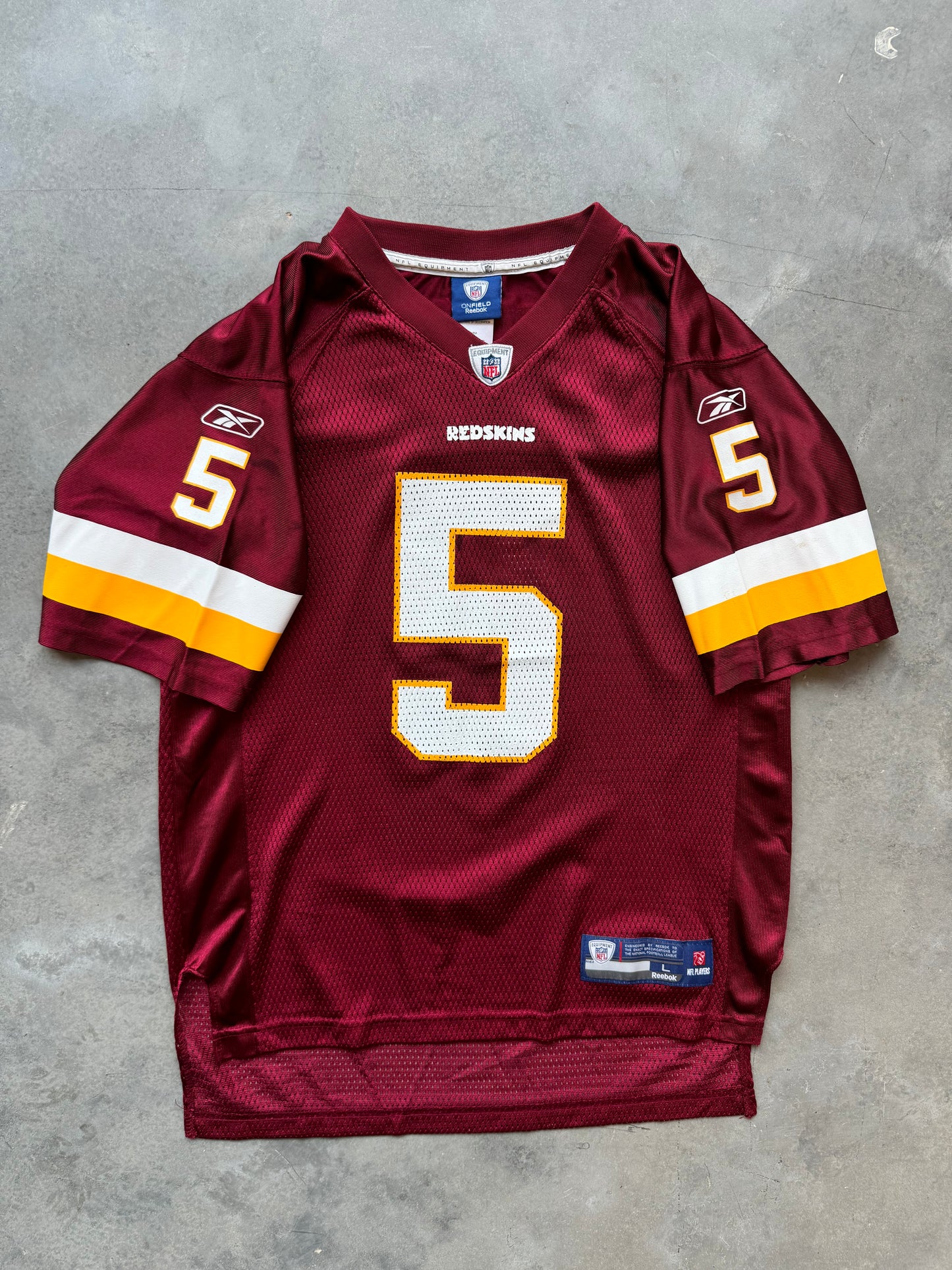 2010 Washington Redskins Donovan McNabb Vintage Reebok NFL Jersey (Youth Large)