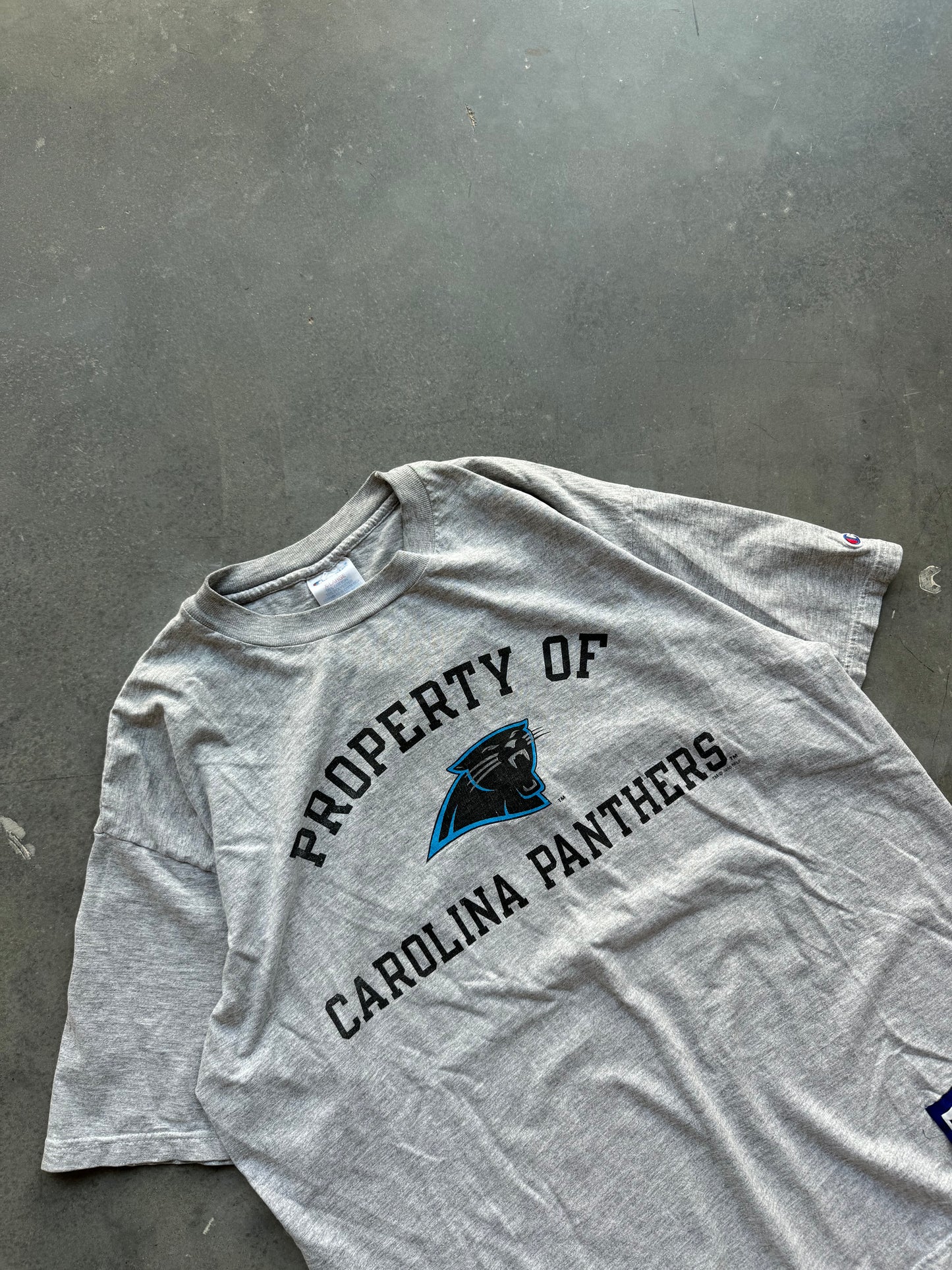 1996 Carolina Panthers Vintage Champion NFL Pro Line Tee (XL)