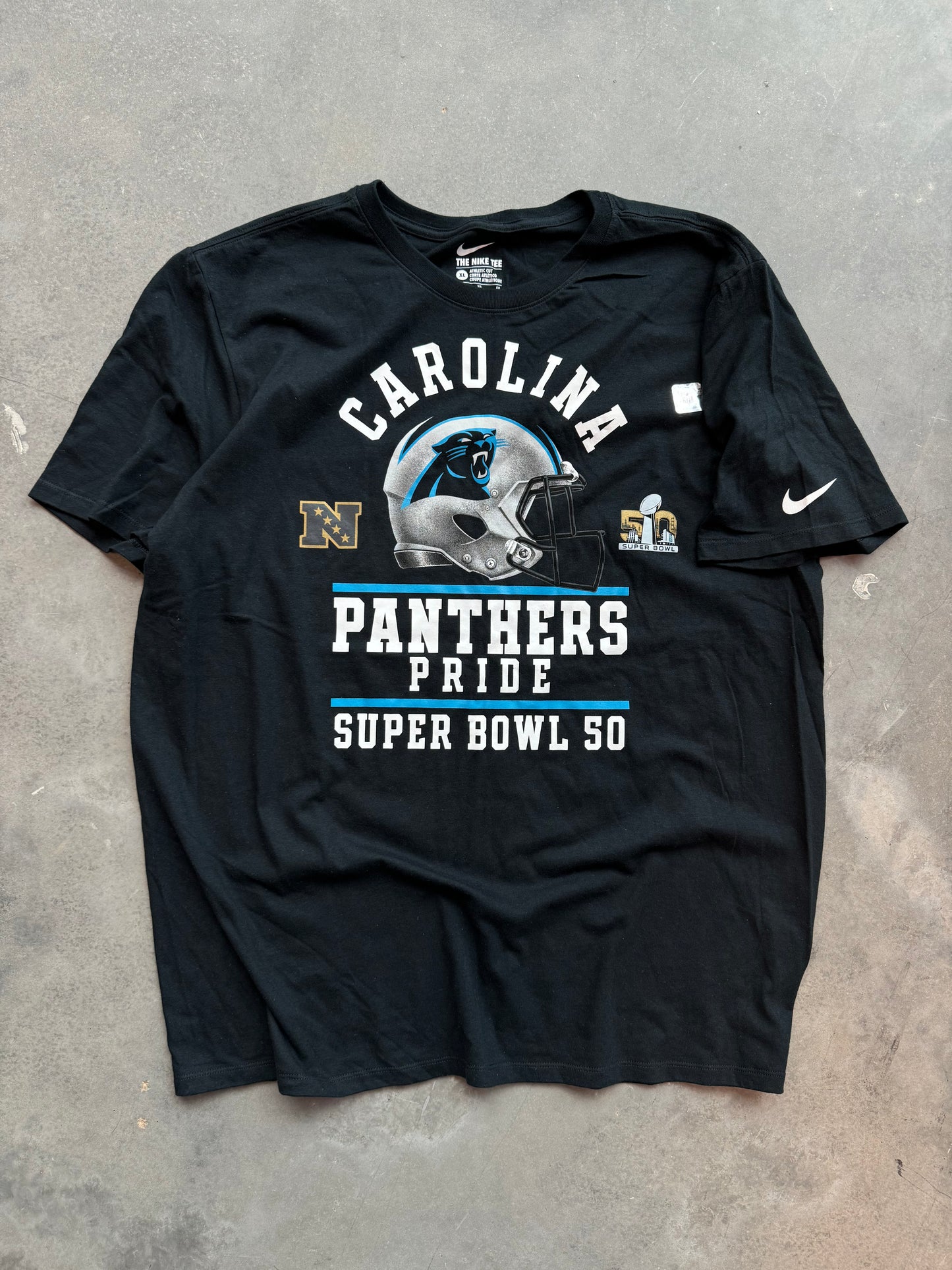 2016 Carolina Panthers “Panthers Pride” Super Bowl 50 Nike Tee - Deadstock (XL)