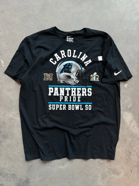 2016 Carolina Panthers “Panthers Pride” Super Bowl 50 Nike Tee - Deadstock (XL)