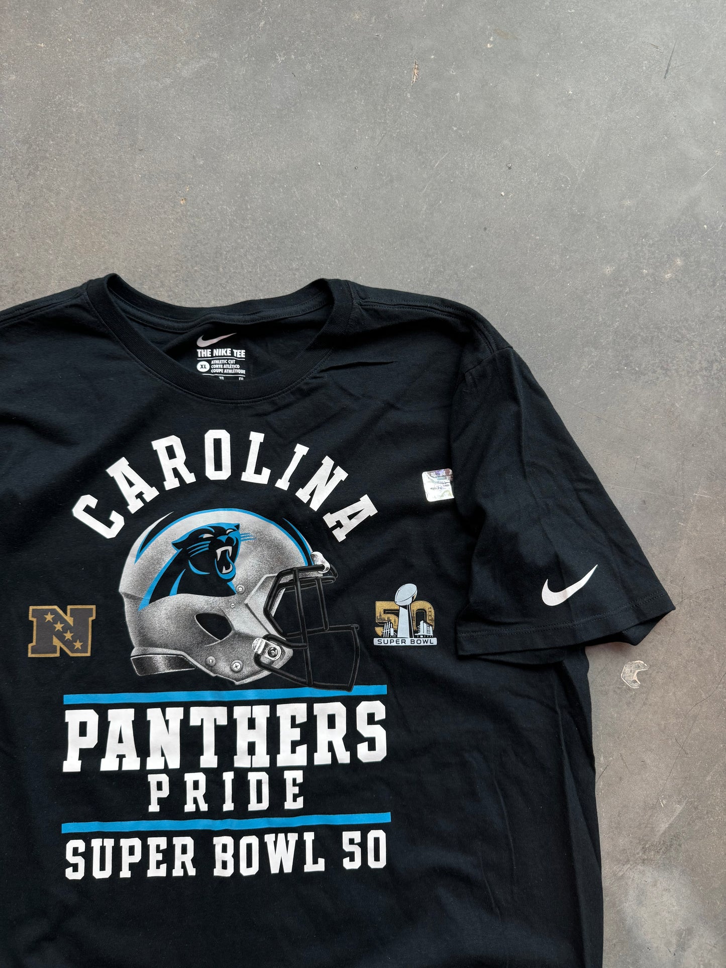 2016 Carolina Panthers “Panthers Pride” Super Bowl 50 Nike Tee - Deadstock (XL)