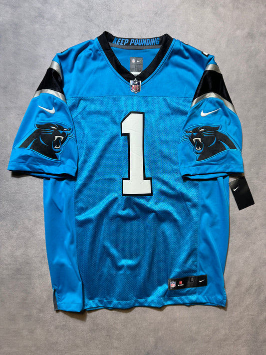 2016 Carolina Panthers Cam Newton Alternate Blue Nike Vapor Limited Stitched NFL Jersey - Deadstock (Large)