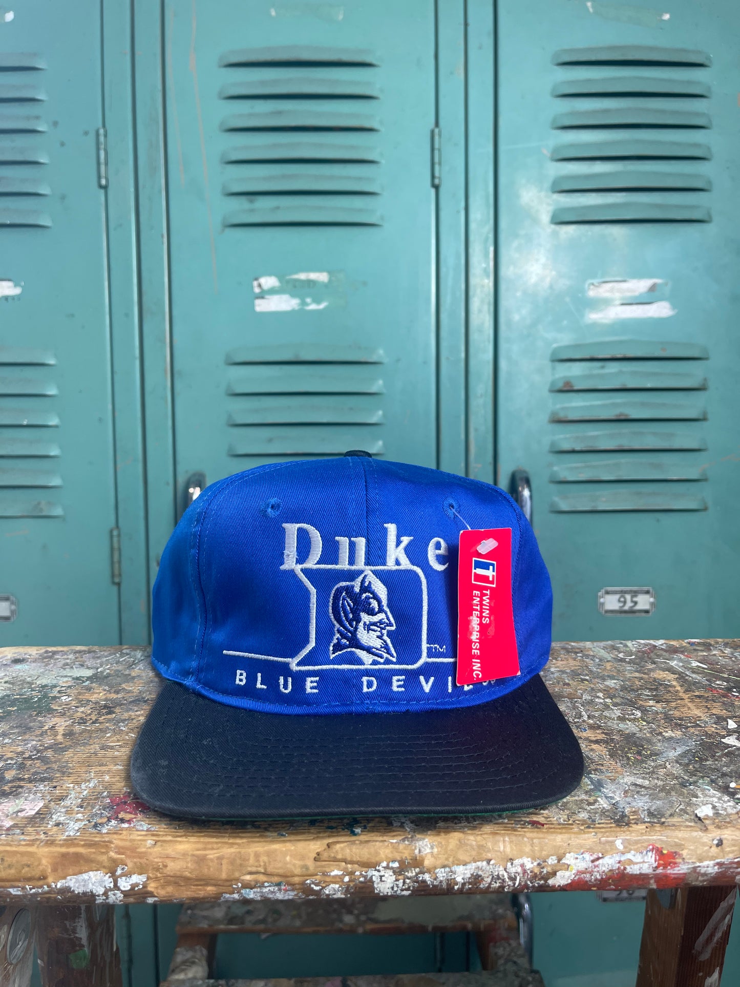 90’s Duke Blue Devils Vintage College Basketball Snapback Hat - Deadstock (OSFA)