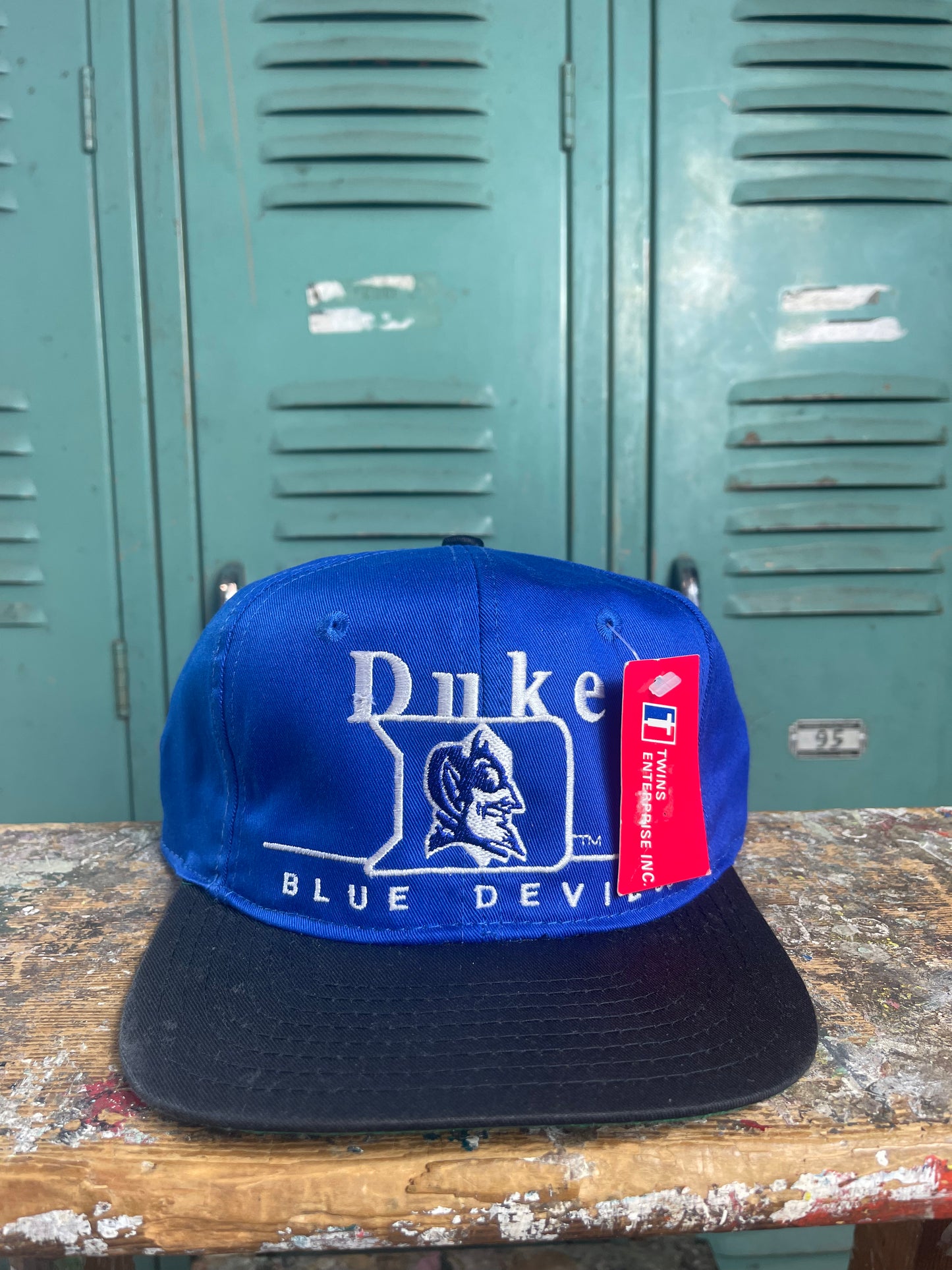 90’s Duke Blue Devils Vintage College Basketball Snapback Hat - Deadstock (OSFA)