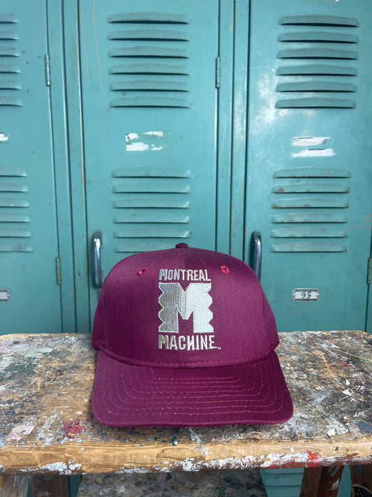 90’s Montreal Machine Vintage World League of Football Vintage Snapback Hat - Deadstock (OSFA)