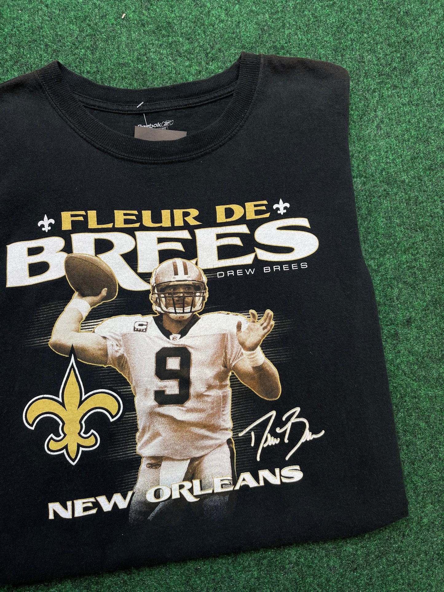 00’s New Orleans Saints Drew Brees Vintage NFL Tee (XL)