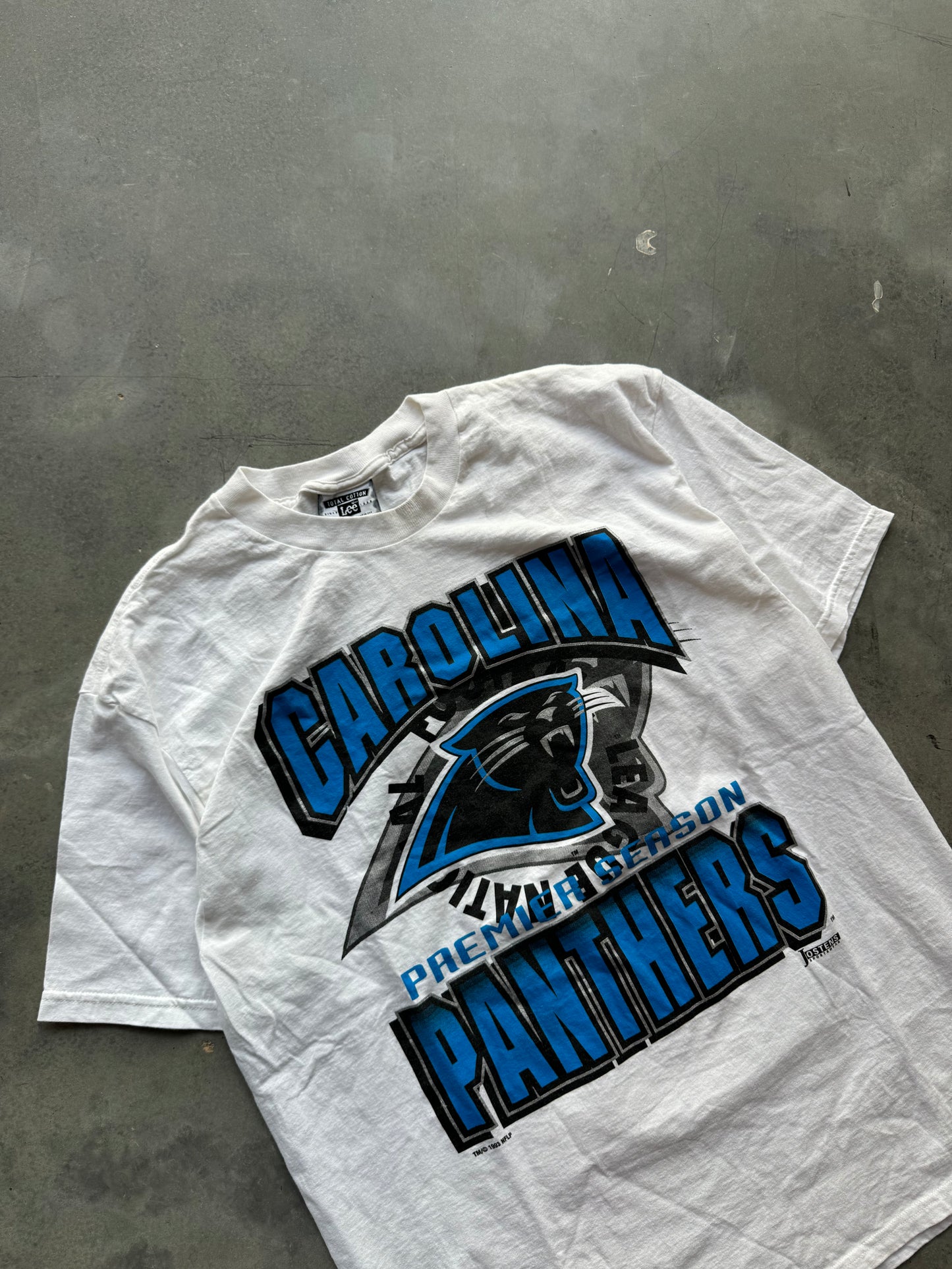 1993 Carolina Panthers Vintage Lee Sport Premier Season NFL Tee (XL)