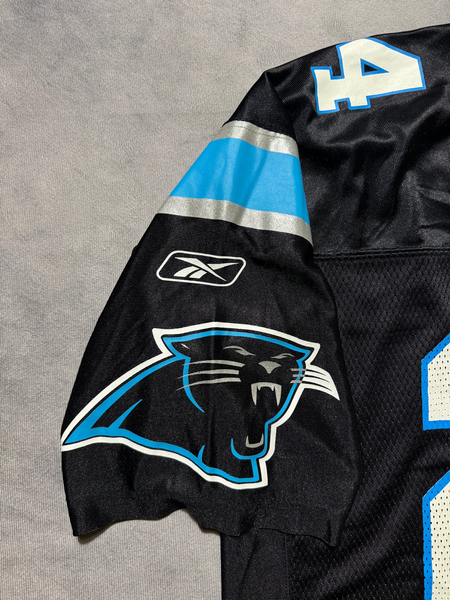 00’s Carolina Panthers Ricky Manning Vintage Black Reebok NFL Jersey (Large)