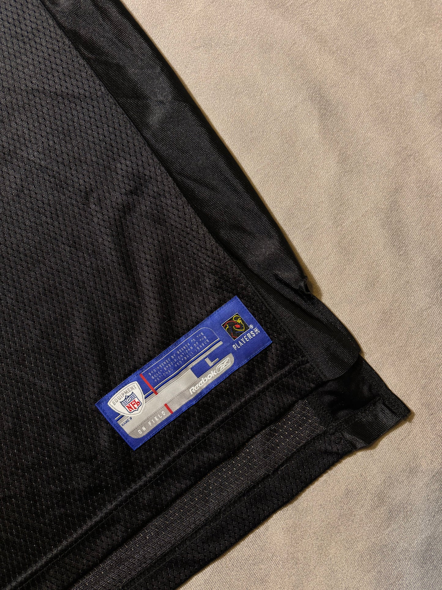 00’s Carolina Panthers Ricky Manning Vintage Black Reebok NFL Jersey (Large)