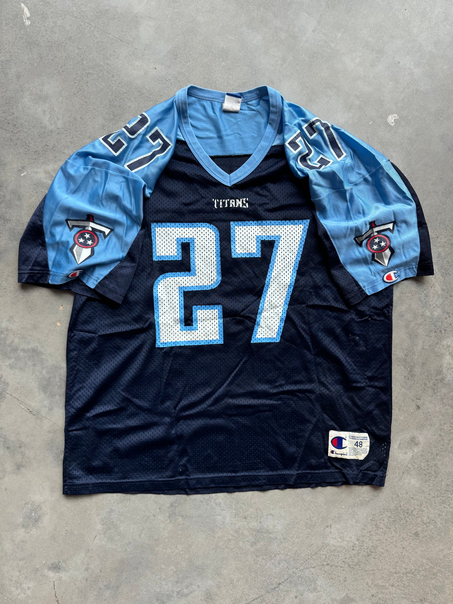 90’s Tennessee Titans Eddie George Vintage Champion NFL Jersey (XL)