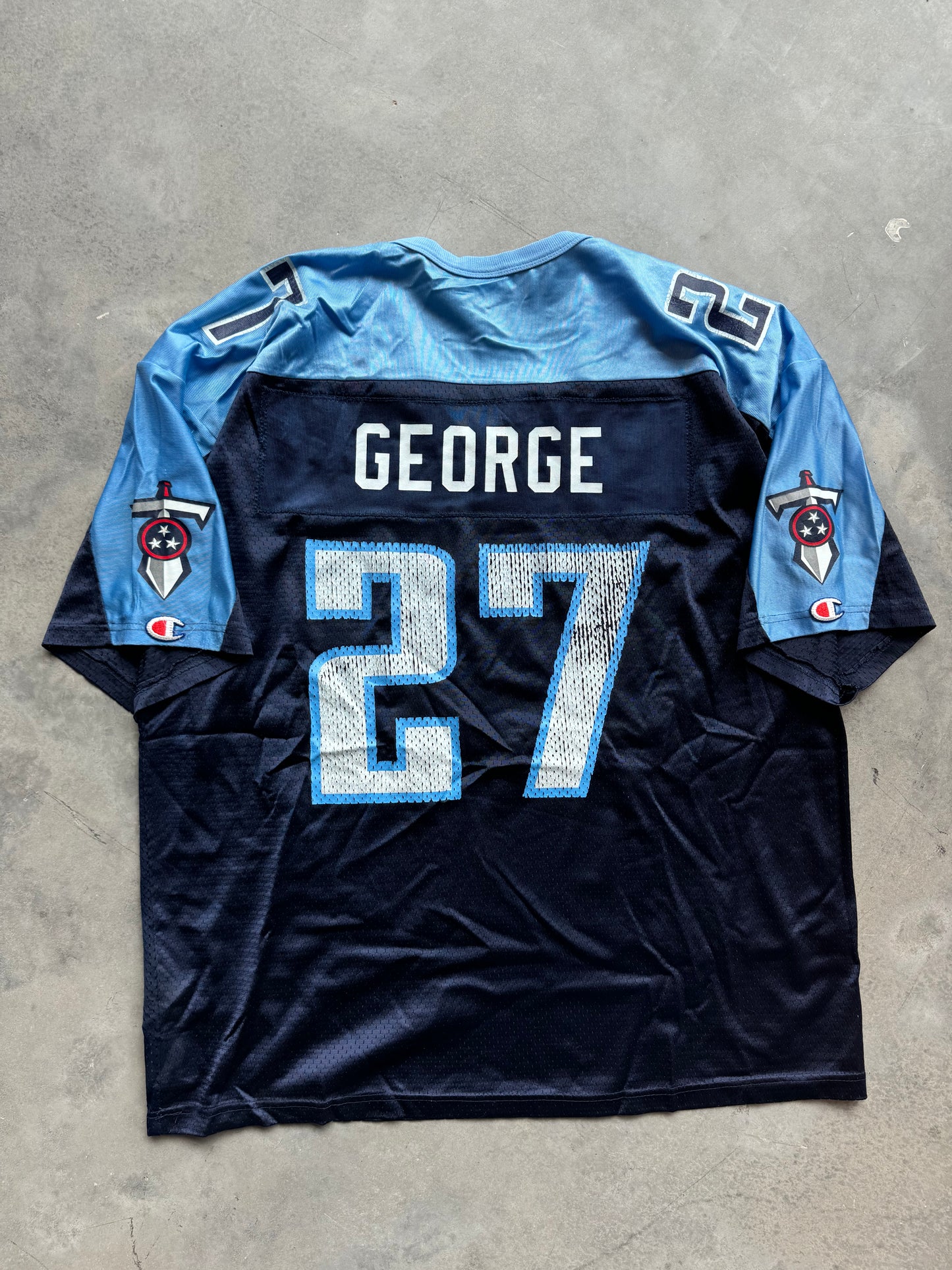 90’s Tennessee Titans Eddie George Vintage Champion NFL Jersey (XL)