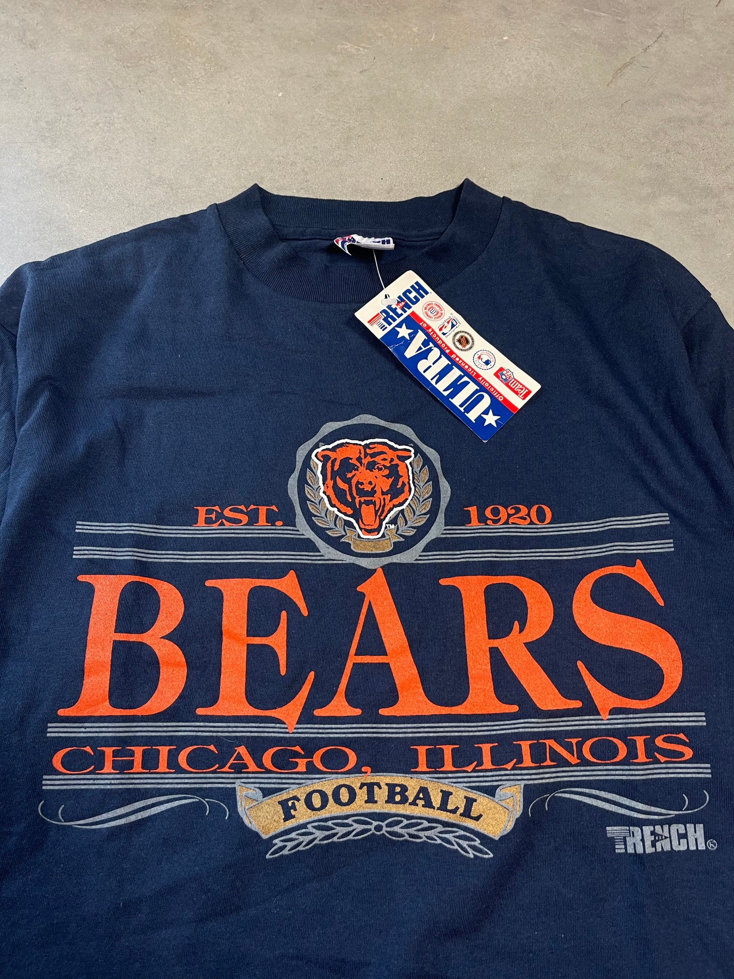 90’s Chicago Bears Vintage NFL Football Tee - Deadstock (Large)