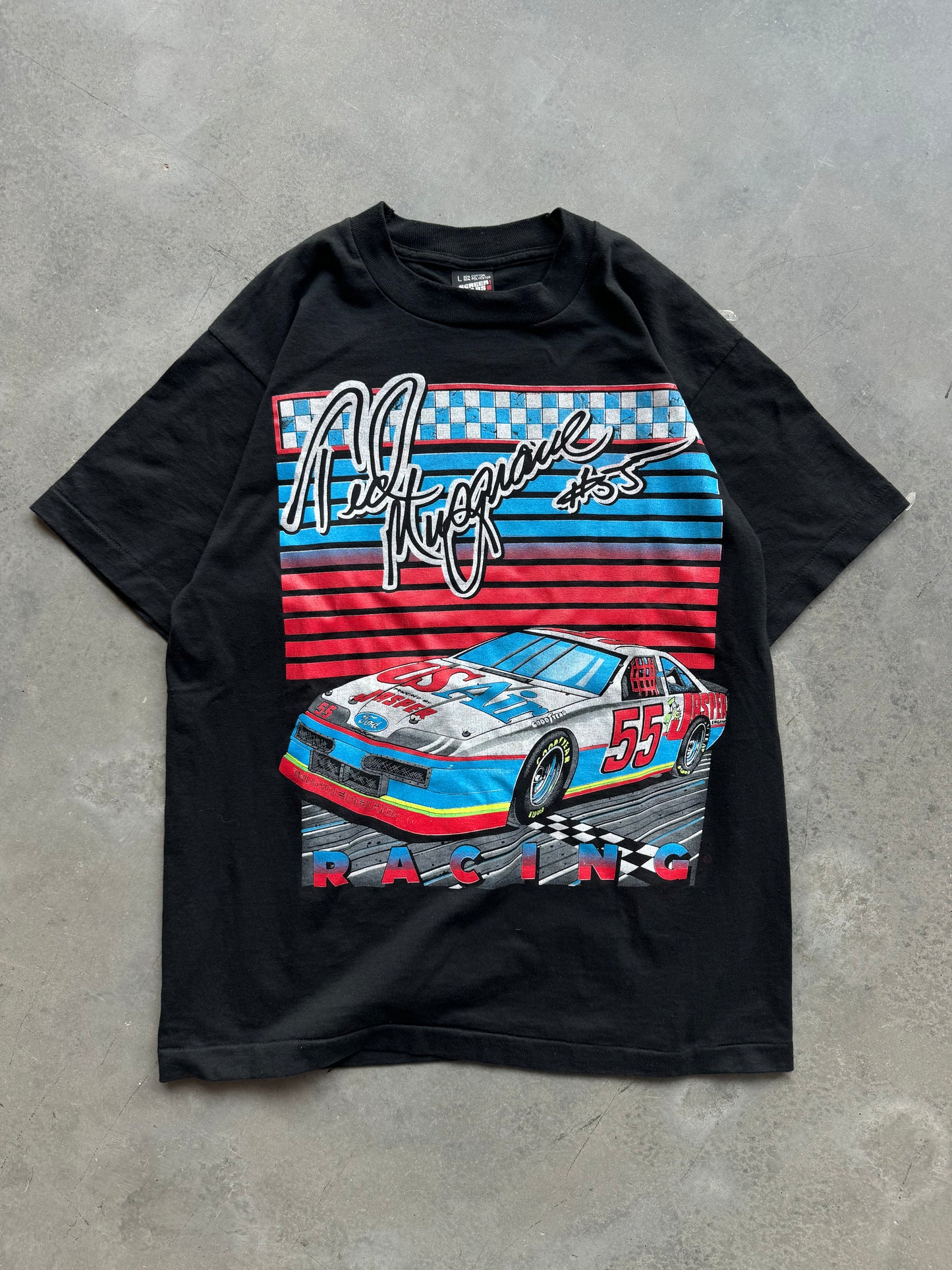 90’s Ted Musgrave Vintage U.S. Air NASCAR Racing Tee (Medium)