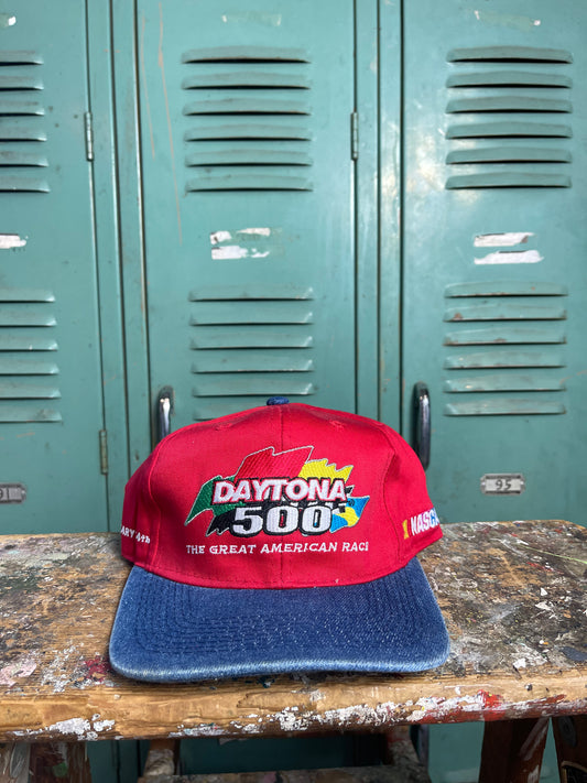 1999 Daytona 500 Vintage Denim NASCAR Racing Snapback Hat (OSFA)