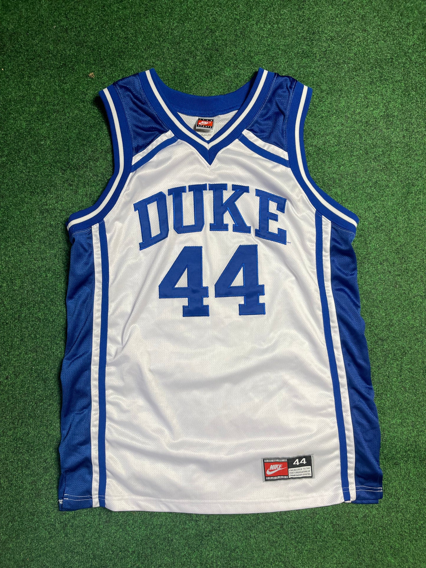 90’s Duke Blue Devils Cherokee Parks Vintage Nike Authentic Jersey (44/Large)